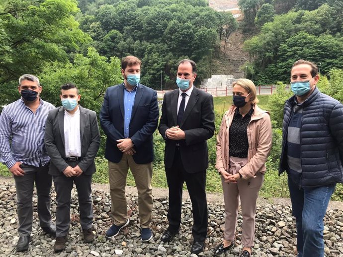 Visita de PP+Cs al vertedero de Zaldibar
