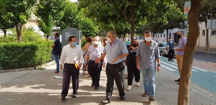 El concejal de Ciudadanos (Cs) en el Ayuntamiento de Sevilla, Lorenzo López Aparicio, en Macarena