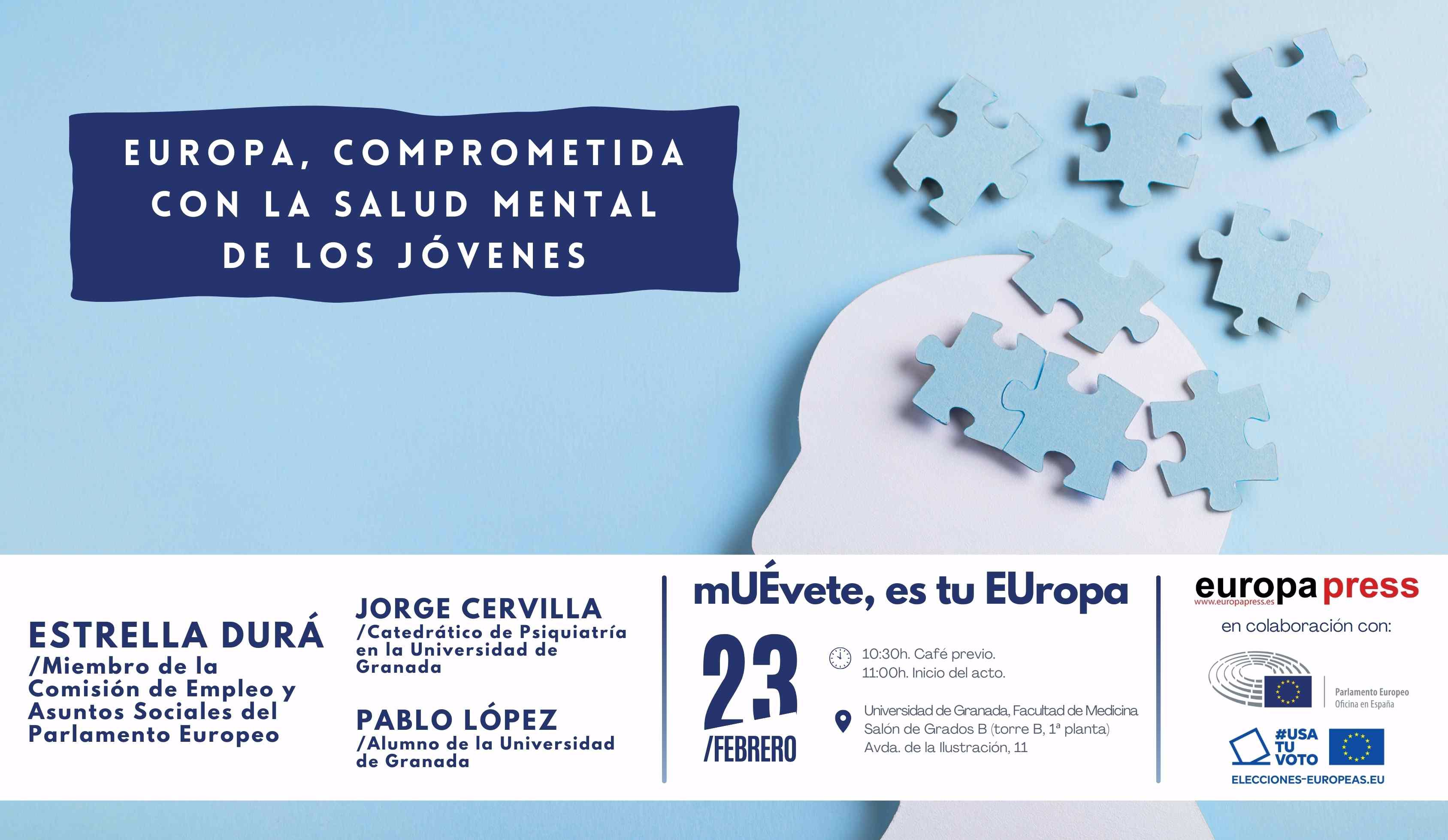 mUÉvete, es tu EUropa: Europa, comprometida con la salud mental de los jóvenes